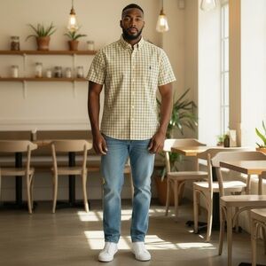 Ralph Lauren Men's Short-Sleeved Button Down, size XL